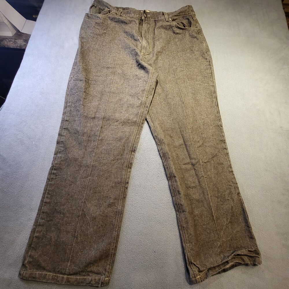 Trust Jeans Mens 38x30 Classic Loose Baggy Fit Wide Leg 90s HipHop Skater Grunge